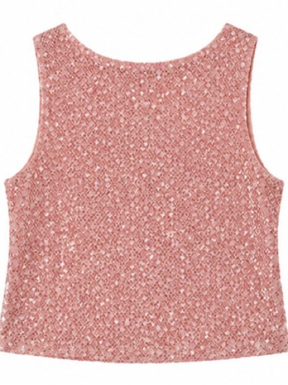 REVOLVE Rose Pink Sequin Tank Top and Skirt set